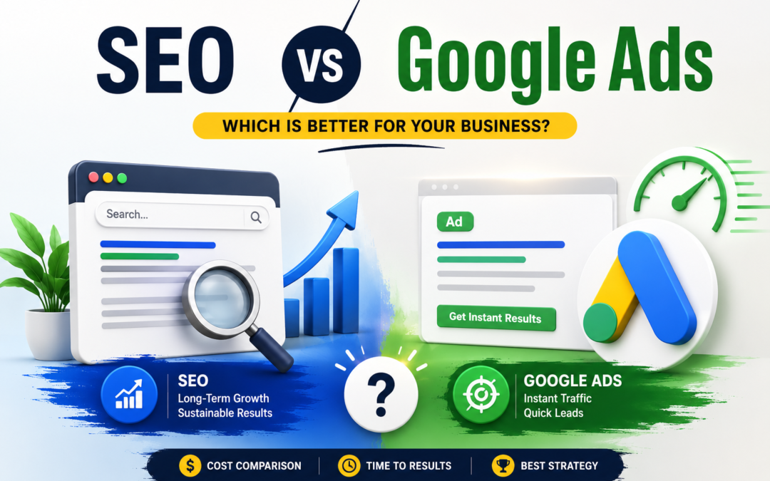 SEO vs Google Ads: Which Generates More Leads, Traffic, and ROI?